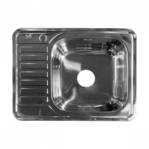 Изображение товара Мойка кухонная Iddis Basic 65 x 50 см, нержавеющая сталь полированная BAS65PRi77/BAS65PLi77