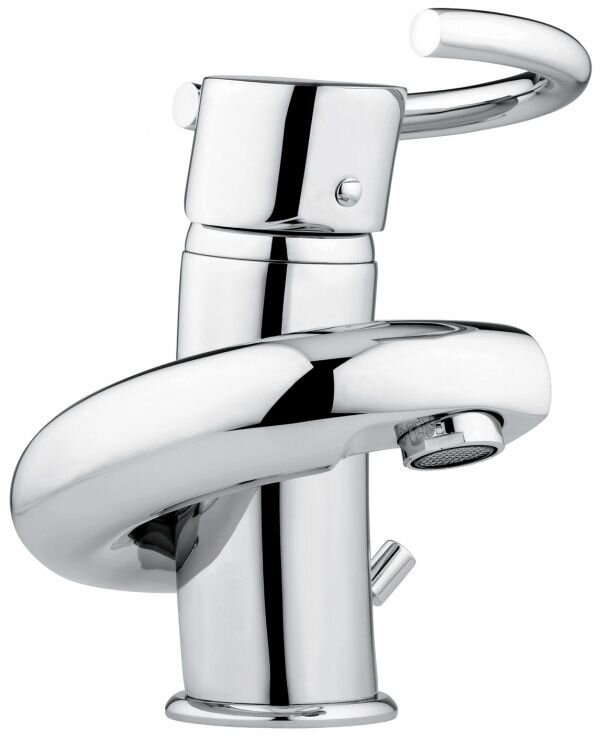 Изображение товара Смеситель для раковины Emmevi Twist 6603CR хром с однорычажным управлением Изображение товара Смеситель для раковины Emmevi Twist 6603CR хром с однорычажным управлением