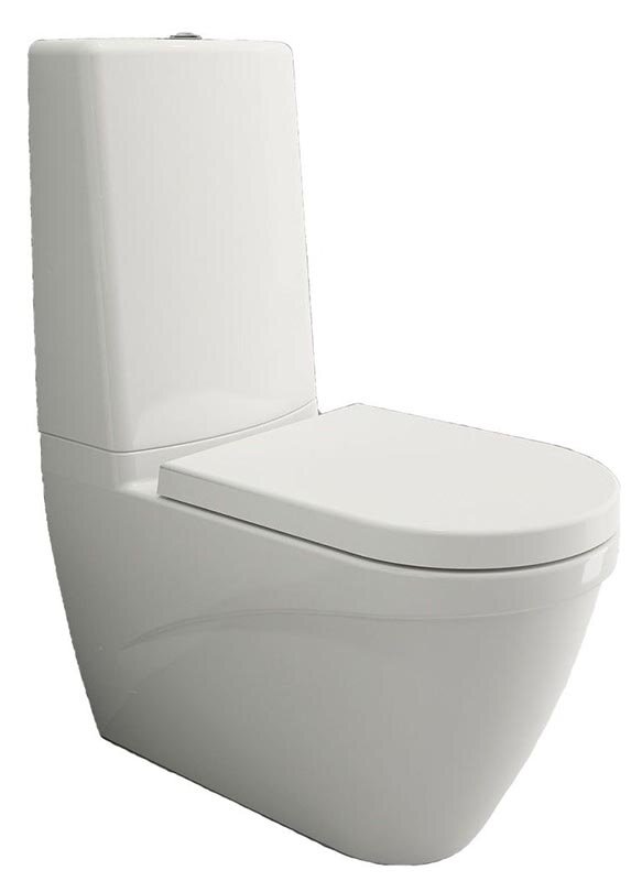 Изображение товара Напольный унитаз Bocchi Taormina 1017-001-0129 с безободковой чашей и двухрежимным сливом