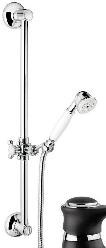 Изображение товара Душевой гарнитур Emmevi C02541NC черный/хром