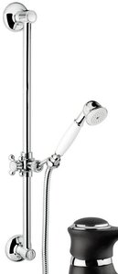 Изображение товара Душевой комплект Emmevi C02541NC, черный/хром