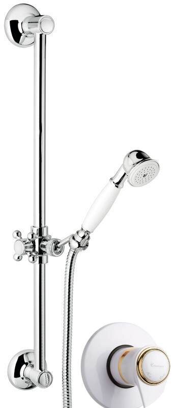Изображение товара Душевой гарнитур Emmevi C02541BO Белый золото 62 см