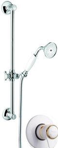 Изображение товара Душевой комплект Emmevi C02541OABC, белый/хром