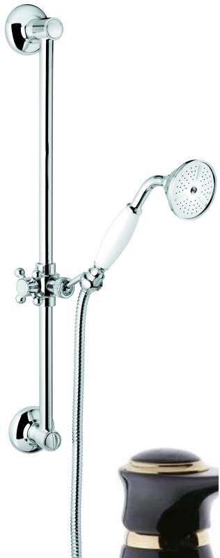 Изображение товара Душевой комплект Emmevi C02541OANO, черный/золото