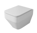 Подвесной унитаз Owl Eld Ruta-H OWLT190601 безободковый, сиденье тонкое, Soft Close - фото 1