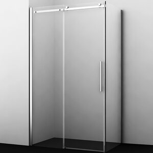 Изображение товара Душевой уголок WasserKRAFT Alme 15R32, 130 х 80 см, стекло прозрачное, профиль хром