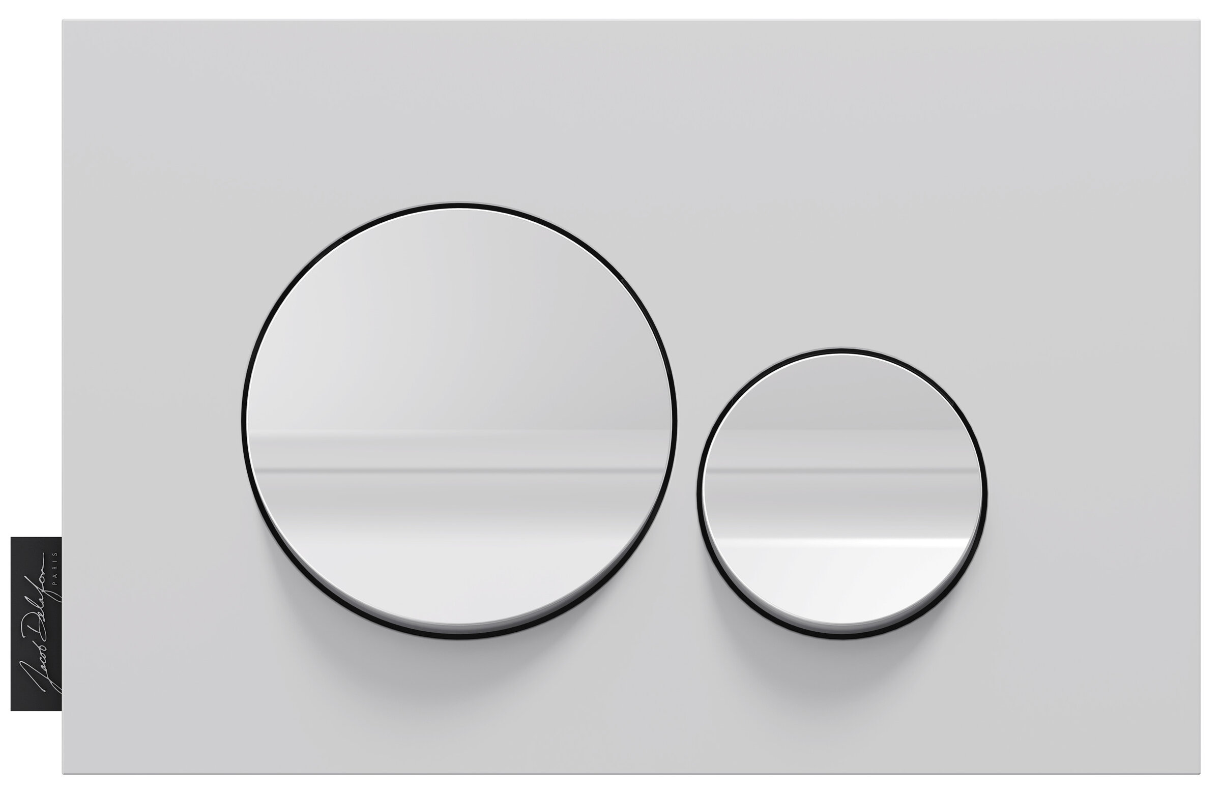 Изображение товара Клавиша смыва Jacob Delafon E20859-00-MWH для унитаза белый матовый и глянцевый