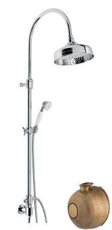 Изображение товара Душевой комплект Emmevi Deco Classic C02594EBIGBR с одним режимом и бронзовым покрытием