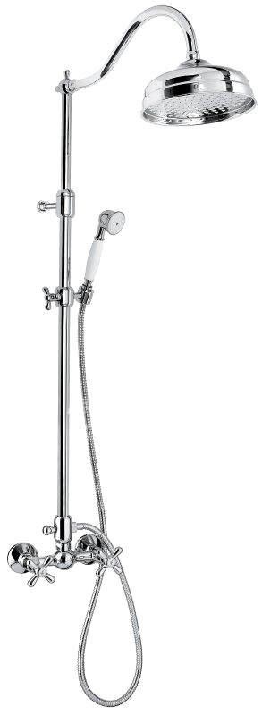 Изображение товара Душевая система Emmevi Deco Old 1200218CR, хром Изображение товара Душевая система Emmevi Deco Old 1200218CR, хром