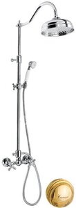Изображение товара Душевая система Emmevi Deco Old 1200218OR, золото