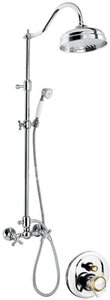Изображение товара Душевая система Emmevi Deco Old 1200218CO хром/золото ретро стиль
