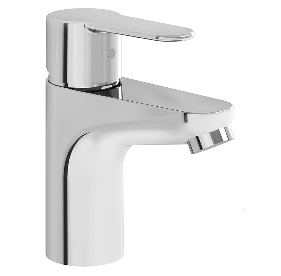 Изображение товара Современный смеситель Vitra Win S A42594EXP для раковины, хром, донный клапан
