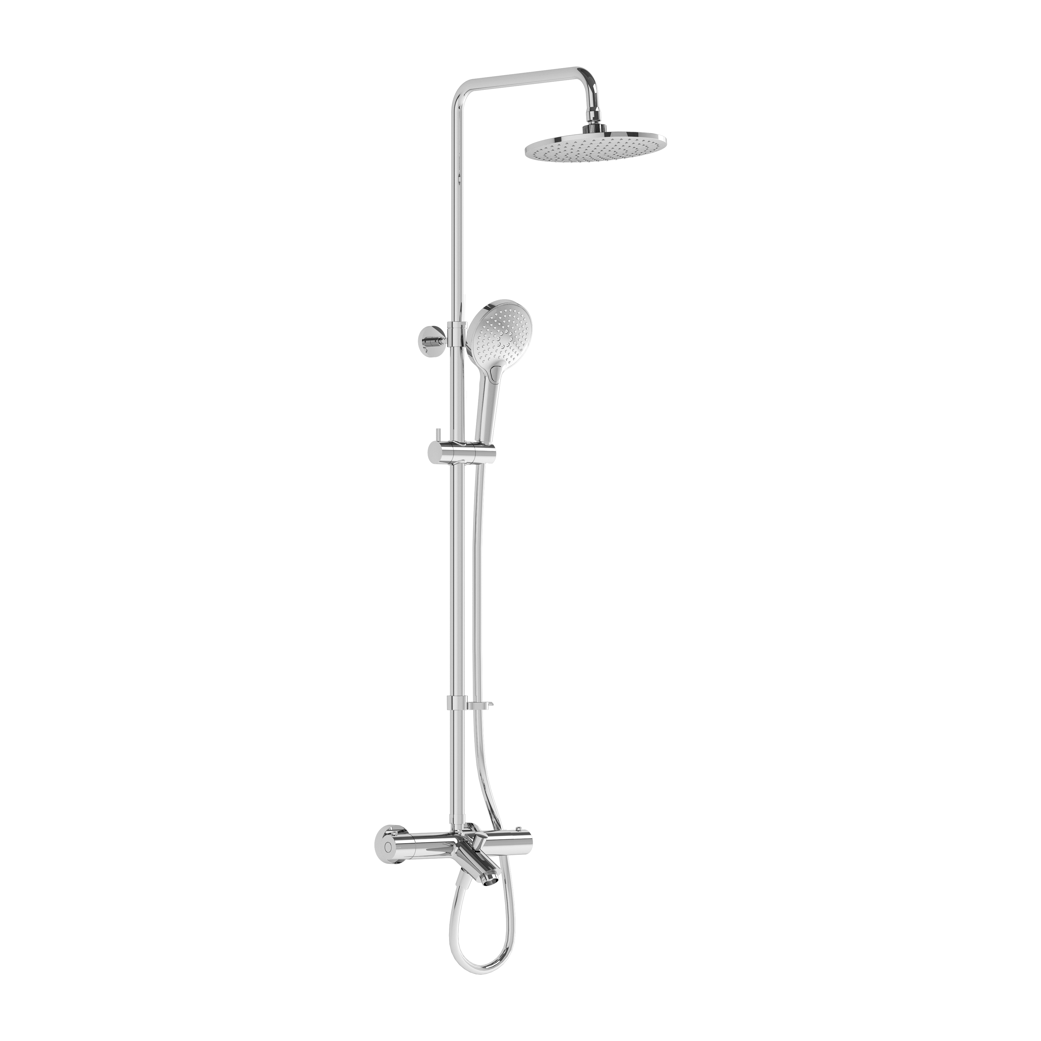 Изображение товара Современная душевая система VitrA Aquaheat A47208EXP RH3 Rain L, хром, Турция