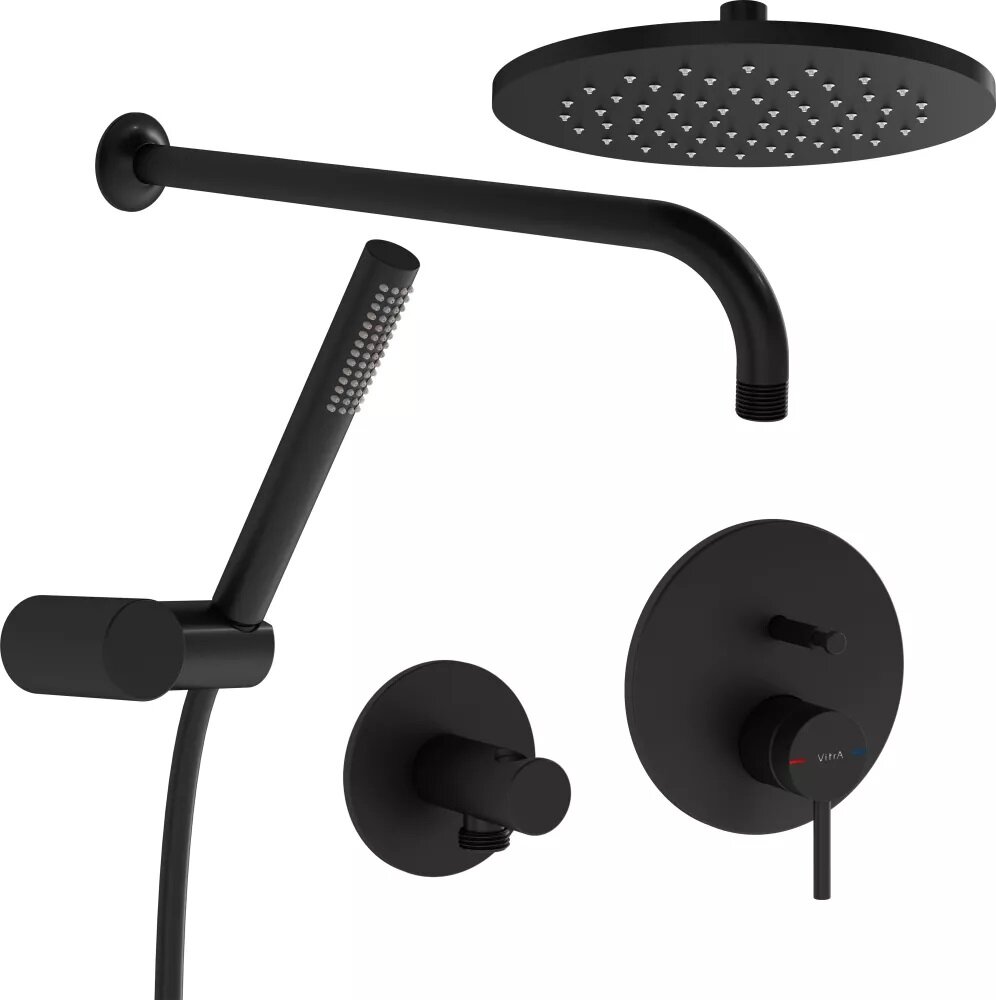 Изображение товара Душевая система Vitra Origin черный матовый A4926636EXP