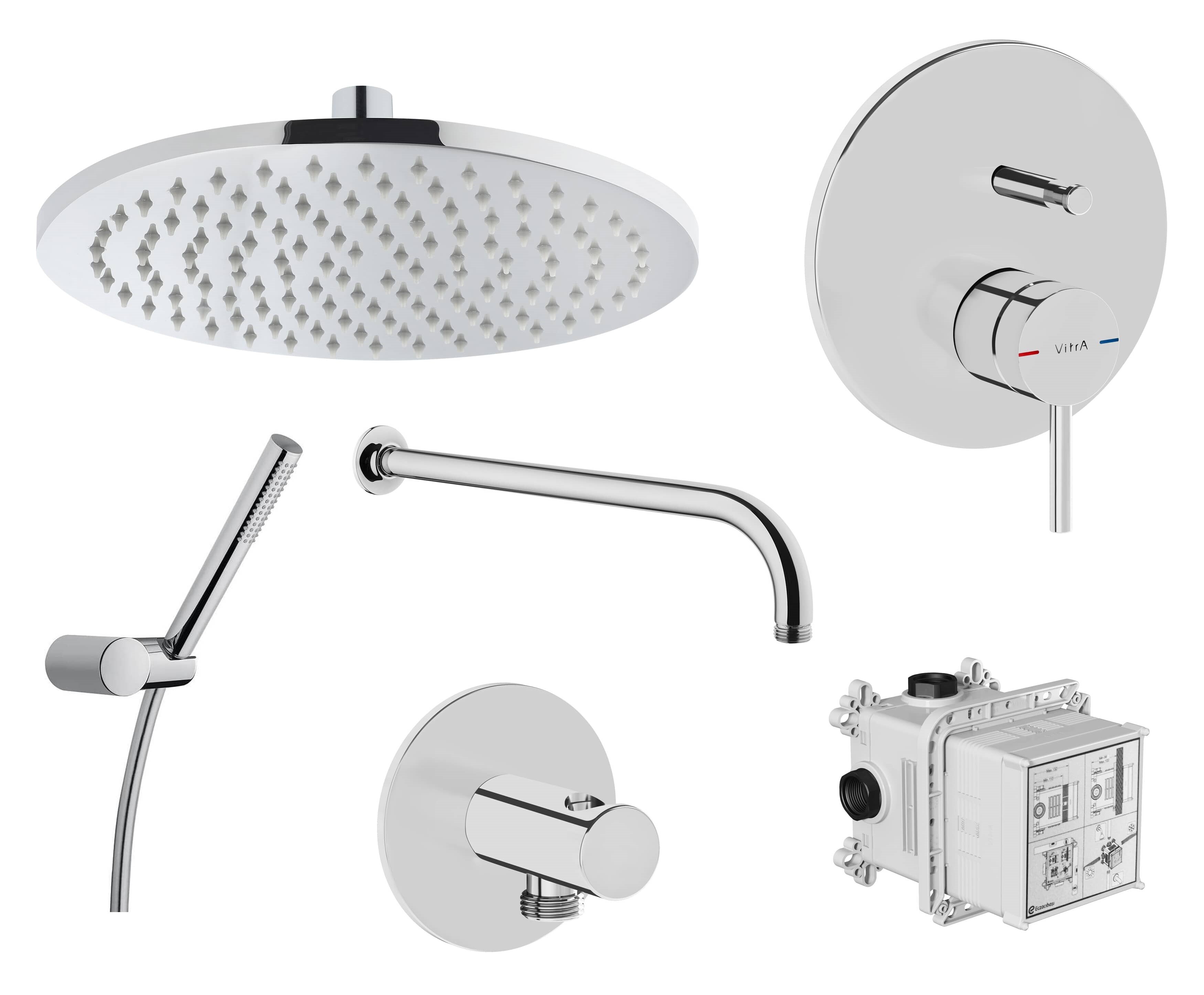 Изображение товара Душевая система VitrA Origin, хром, A49266EXP