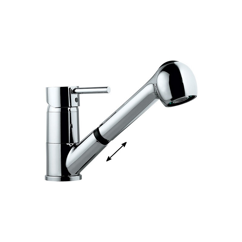 Изображение товара Смеситель Jaquar Florentine FLR-CHR-5177B для кухни, с выдвижным изливом, хром