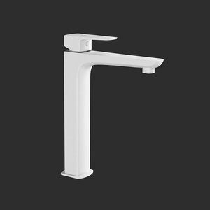 Изображение товара Смеситель Jaquar Kubix Prime KUP-WHM-35005BPM для раковины, белый матовый