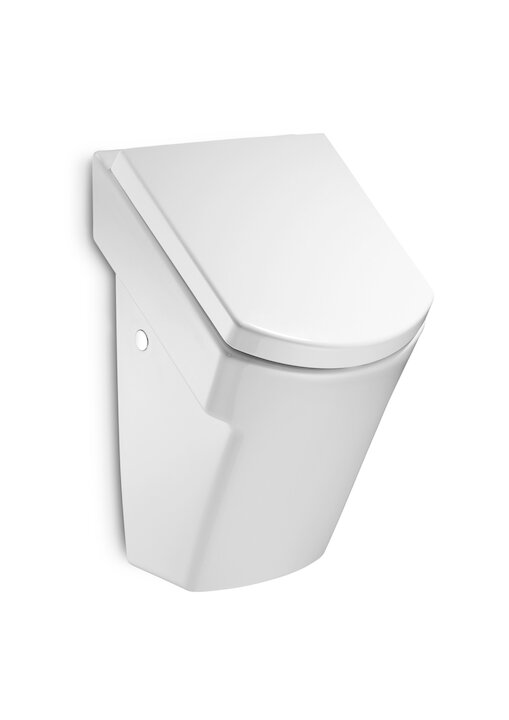 Изображение товара Подвесной писсуар Roca Hall 3536.2.E00.0 с крышкой белый 30x28x49 см