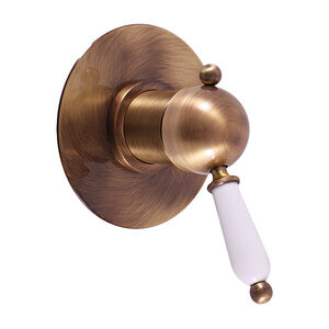 Изображение товара Смеситель для душа скрытого монтажа Rav-Slezak Labe L583LSM бронза белый