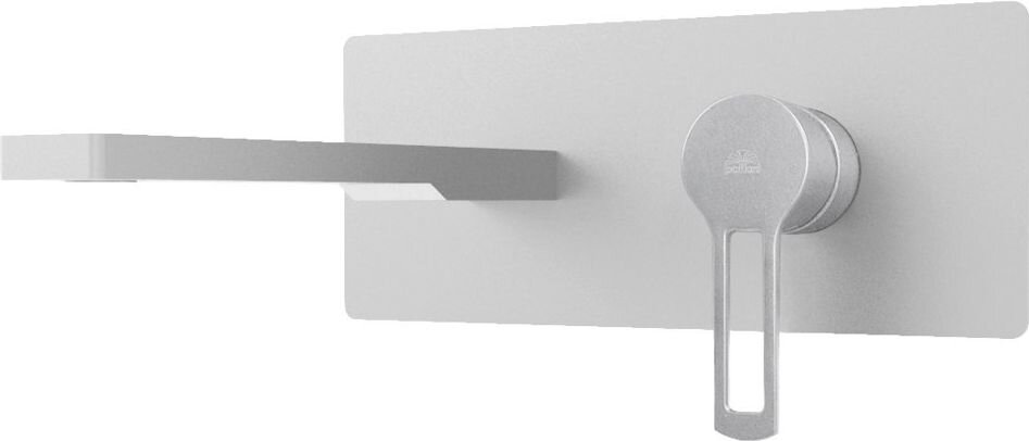 Изображение товара Современный белый матовый смеситель для раковины Paffoni Ringo RIN105BO