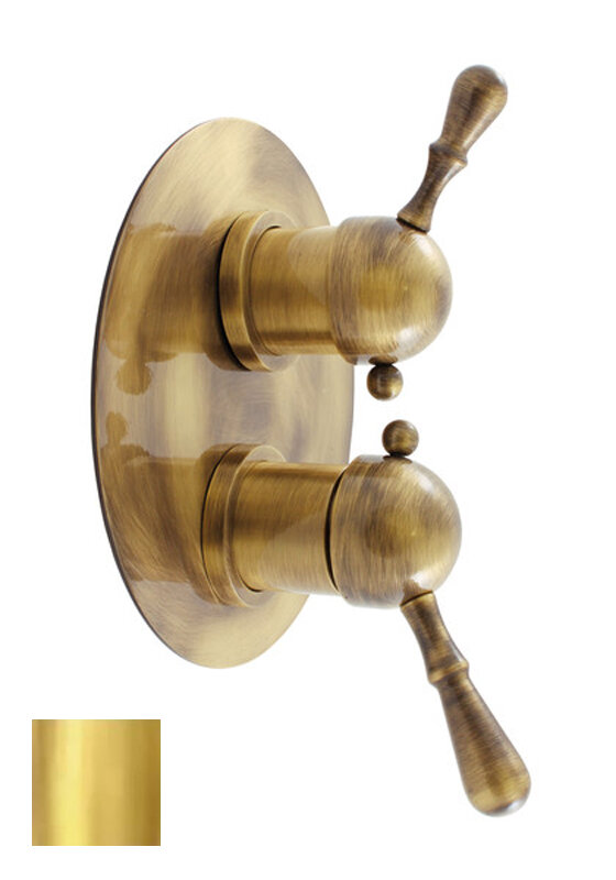 Изображение товара Смеситель для ванны и душа Rav-Slezak Labe L086Z золото скрытый монтаж