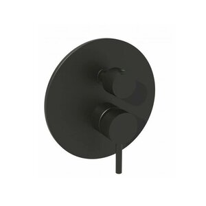Изображение товара Смеситель Paffoni Light LIG019NO для душа, встраиваемый, черный матовый