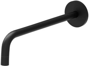 Изображение товара Излив Paffoni Light ZBOC045NO с латунной накладкой, черный матовый