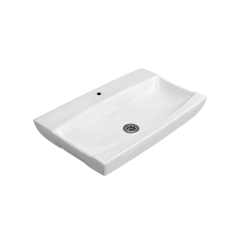 Изображение товара Раковина Jaquar Lyric LYS-WHT-38931, накладная, прямоугольная, 63x40 см