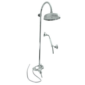 Изображение товара Душевая система Rav-Slezak Labe L581.5/3, хром/белый