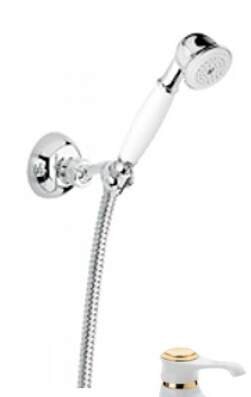 Изображение товара Душевой гарнитур Emmevi 110BO с одним режимом струи белый золото Италия