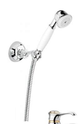 Изображение товара Душевой гарнитур Emmevi 110CO, 1 режим струи, хром/золото