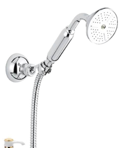 Изображение товара Душевой гарнитур Emmevi The One 110OAMBO белый золото 185х65х74 мм