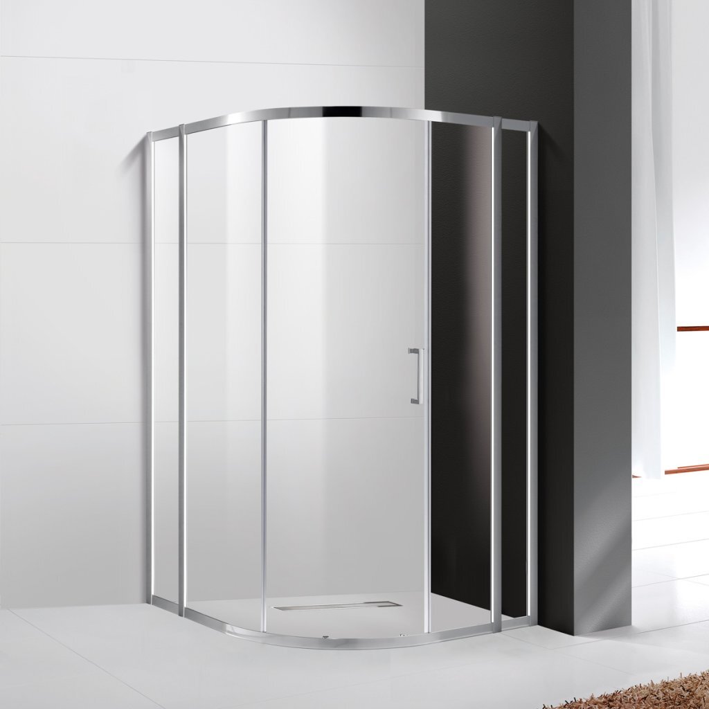 Изображение товара Душевой уголок Cezares Molveno-R 11 90+30-C-Cr-IV, 120x120 см, прозрачное стекло