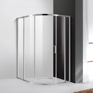 Изображение товара Душевой уголок Cezares Molveno-RH-11-120/110-C-Cr-IV, 120 x 110 см, стекло прозрачное антикальций, профиль хром