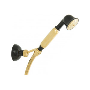 Изображение товара Душевой гарнитур Emmevi 110NO, 1 режим струи, черный/золото