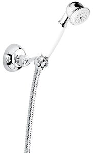 Изображение товара Душевой гарнитур Emmevi 110CR хром с латунной лейкой и шлангом 150 см