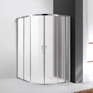 Изображение товара Душевой уголок Cezares Molveno-RH-22-110/100-P-Cr, 110 x 100 см, стекло рифленое, профиль хром