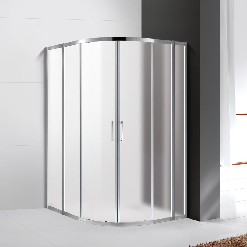 Изображение товара Душевой уголок Cezares Molveno-RH-22-120/110-P-Cr 120x110 см с рифленым стеклом