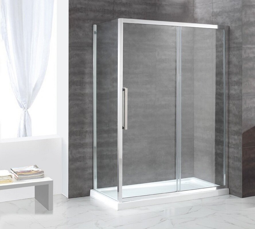 Изображение товара Душевой уголок Cezares LUX-SOFT-W-AH-1 130x80 см с прозрачным стеклом хромовым профилем Изображение товара Душевой уголок Cezares LUX-SOFT-W-AH-1 130x80 см с прозрачным стеклом хромовым профилем