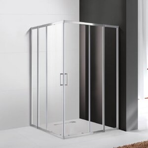 Изображение товара Душевой уголок Cezares Molveno-AH-22-130/120-C-Cr-IV, 130 x 120 см, стекло прозрачное антикальций, профиль хром