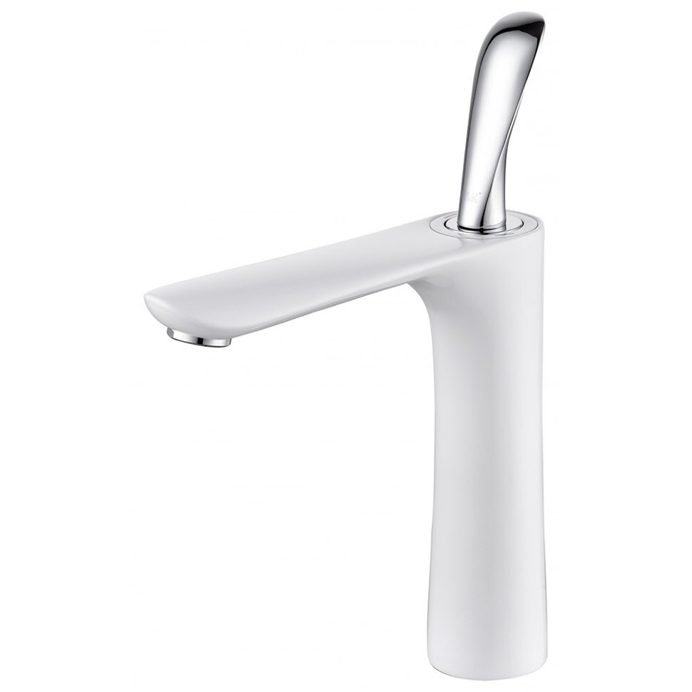 Изображение товара Смеситель D&K Venice Baciano DA1032656 для раковины белый хром 35х258х178 мм
