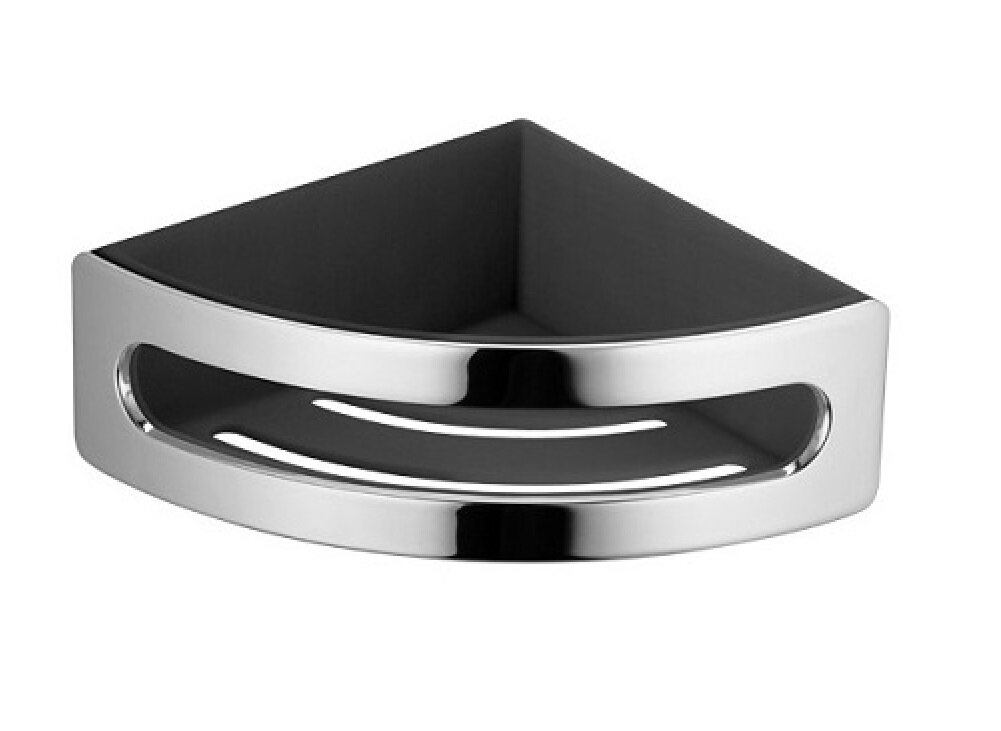 Изображение товара Угловая корзинка для губки Keuco Elegance New 11657 010001 хром антрацит