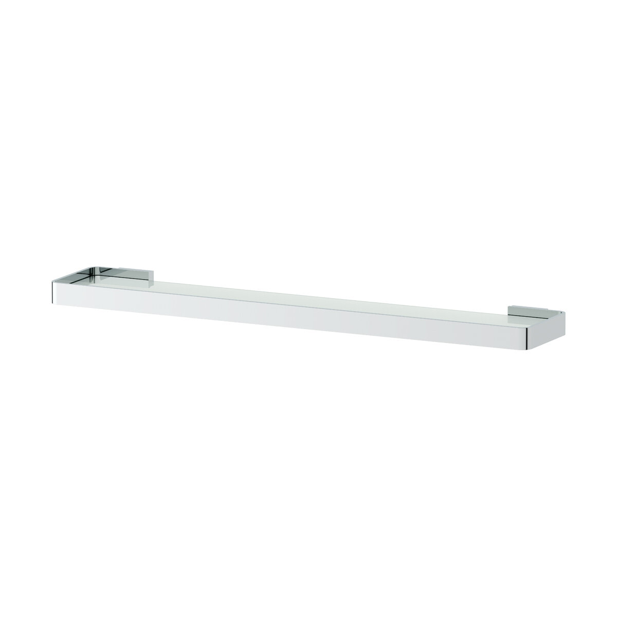 Изображение товара Полка Artwelle Regen 832760A с держателями, хром, 60x11.8x2.5 см