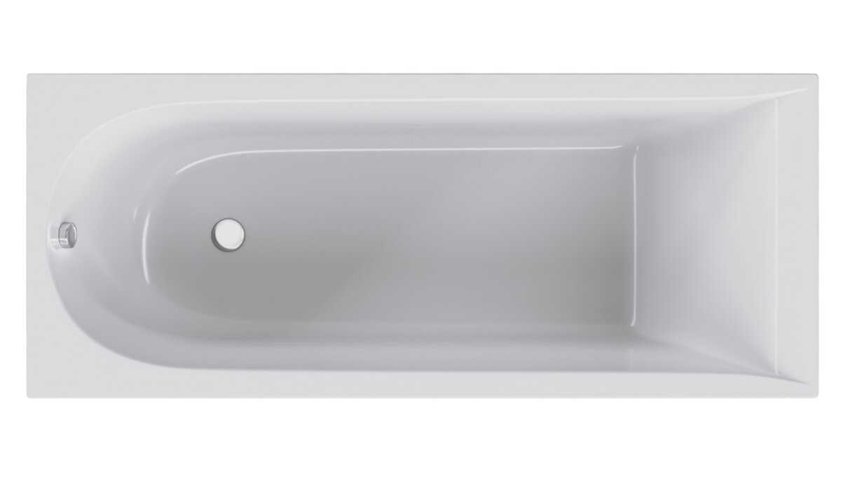 Изображение товара Акриловая ванна Am.Pm Spirit 170x75 см белая без гидромассажа Германия