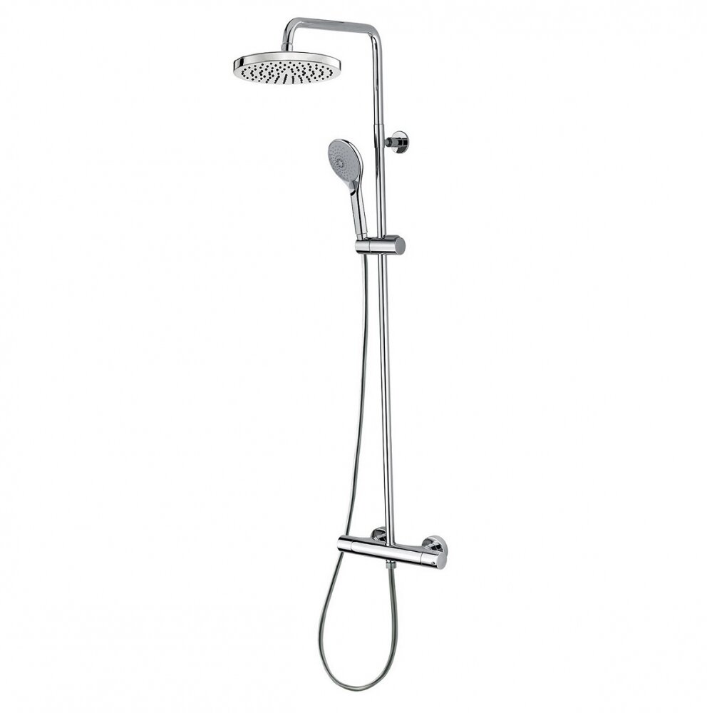 Изображение товара Душевой комплект Bossini Elios L10172.030, с термостатом, верхний душ круглый