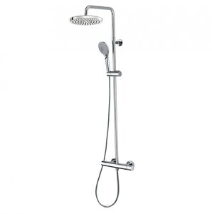 Изображение товара Душевой комплект Bossini Elios L10173.030, со смесителем, верхний душ круглый