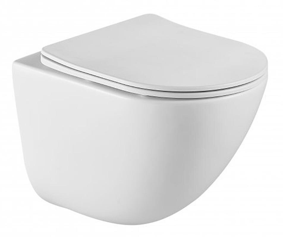 Изображение товара Подвесной унитаз безободковый BelBagno Amanda BB051CHR, фарфор, Италия