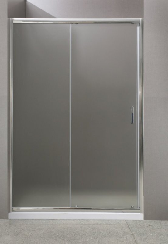 Изображение товара Душевая дверь в нишу BelBagno Uno-195, 130 х 195 см, профиль хром, стекло прозрачное/рифлёное Изображение товара Душевая дверь в нишу BelBagno Uno-195, 130 х 195 см, профиль хром, стекло прозрачное/рифлёное
