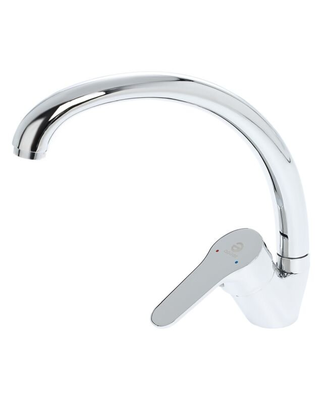 Изображение товара Кухонный смеситель Agger Exact A2100200 с поворотным изливом хром Германия