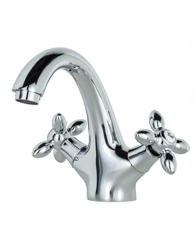 Изображение товара Смеситель Agger Retro A1902100 для раковины хром двухзахватный